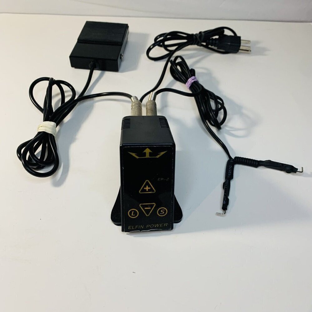 Tattoo Power Supply Elfin EP2 Digital LCD Mini‎ Screen Compact Foot Pedal